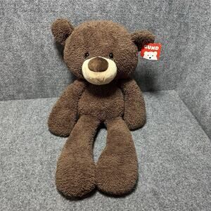 Gund Fuzzy Chocolate Floppy Brown Teddy Bear Plush Stuffed Animal Toy NWT! NOS!
